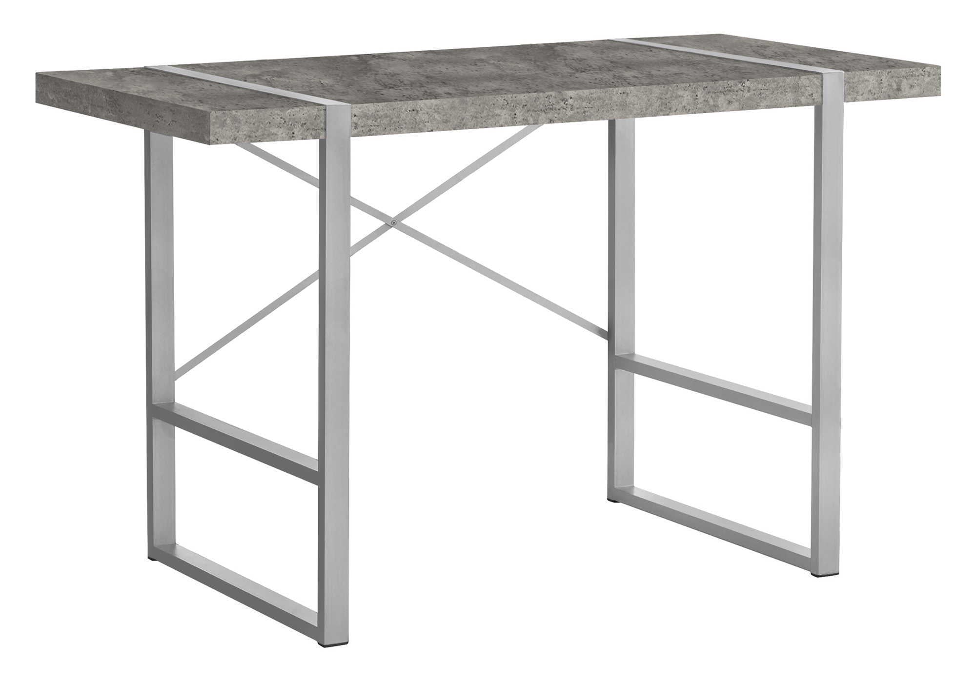 Computer Desk For Home Office, Laptop, Contemporary And Modern - Gray