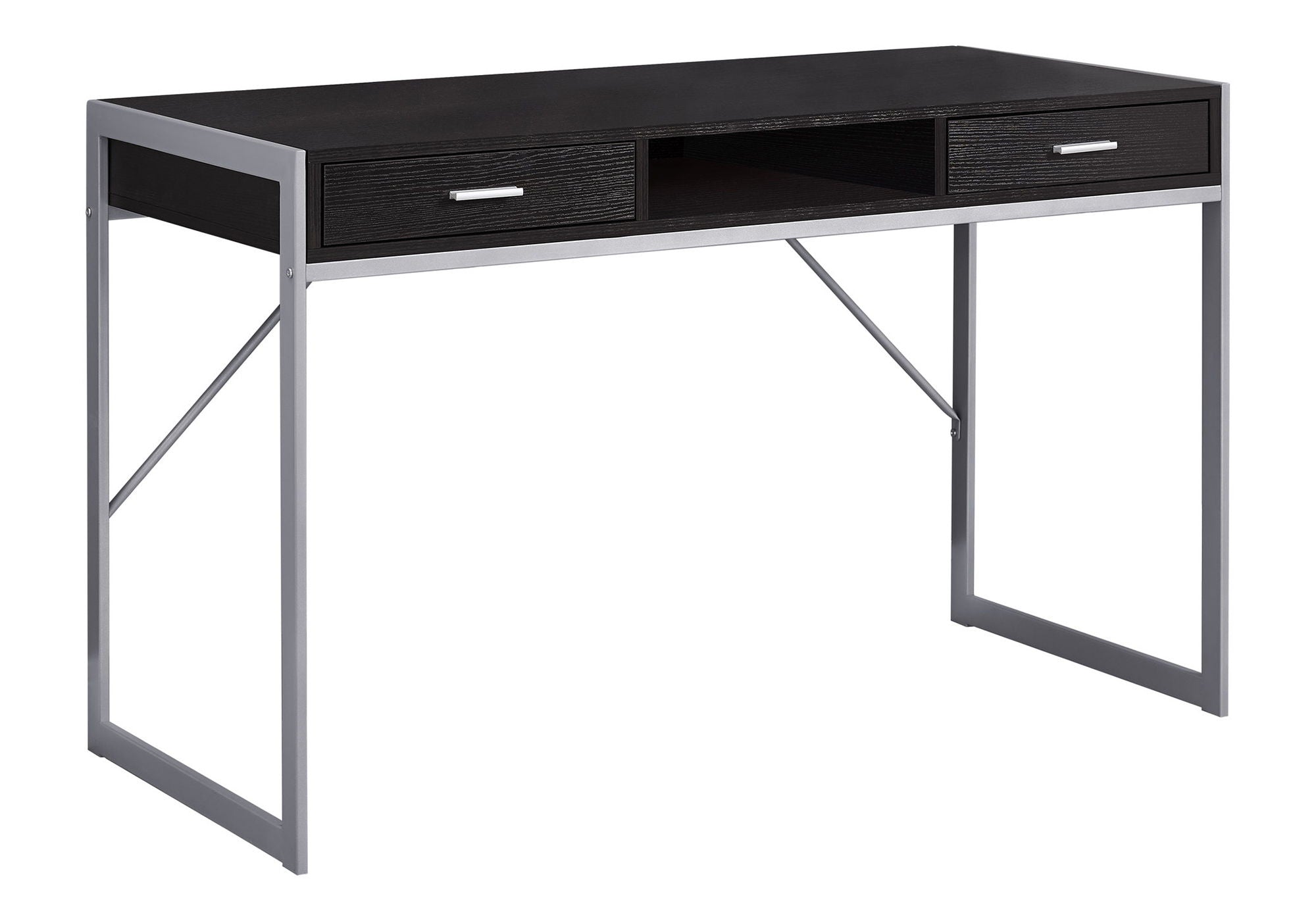 Computer Desk For Home Office, Storage Drawers, Contemporary & Modern - Espresso