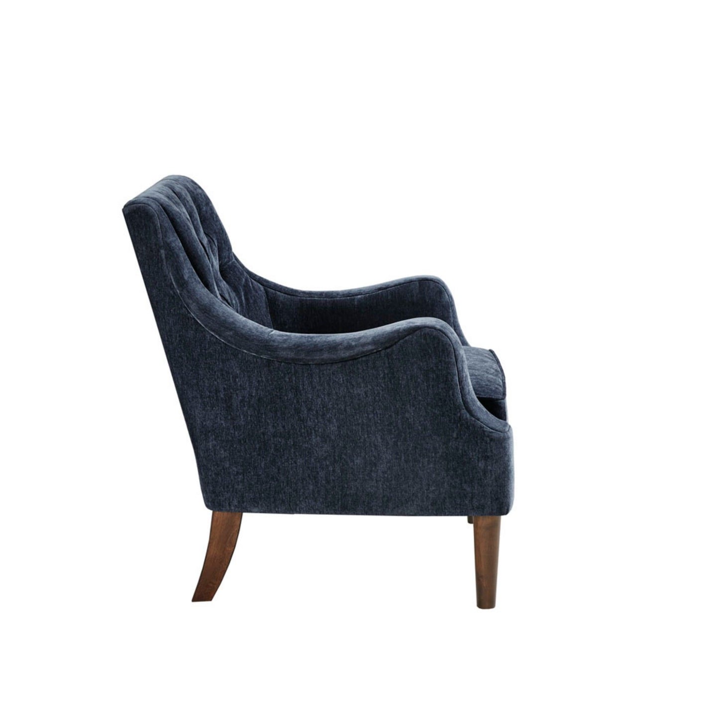 Button Tufted Accent Chair Vintage - Navy