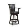 Williams - Swivel Counter Height Bar Stool - Vintage Black Brown