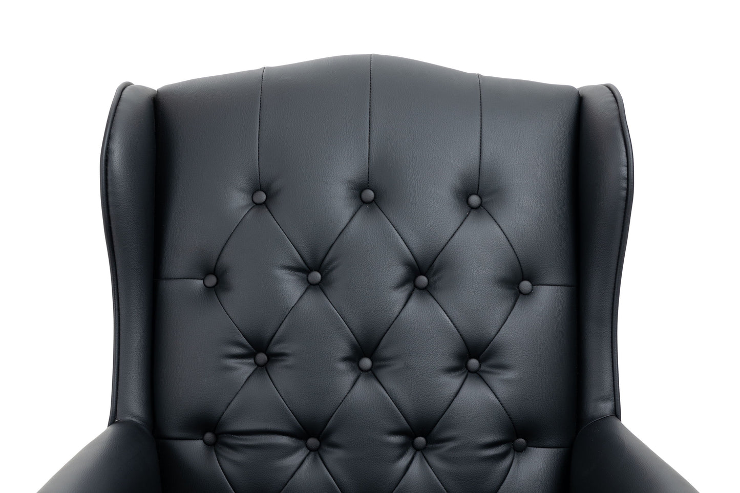 Executive Office Chair, High Back Reclining Comfortable Desk Chair With Smooth Glide Caster Wheels - Black
