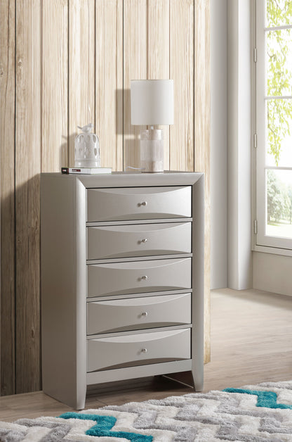Marilla - Chest - Silver Champagne
