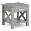 Kitchener - End Table - Fog Gray