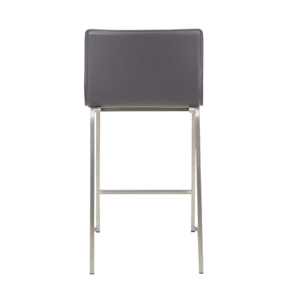 Mara - Contemporary Counter Stool (Set of 2) - Gray