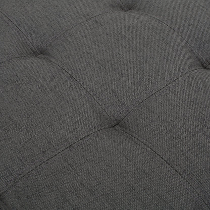 Isabella - Ottoman Contemporary Storage Solution - Dark Gray