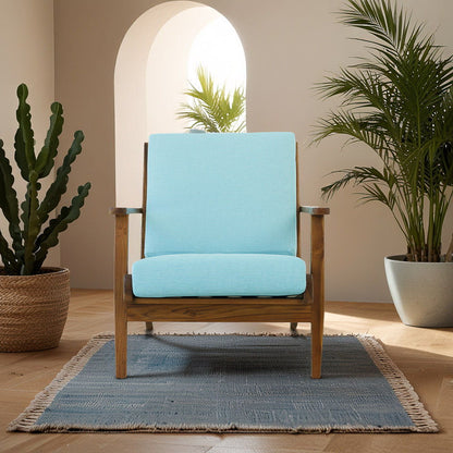 Connor - Lounge Chair - Sky Blue