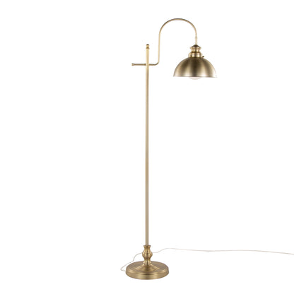 Emery - Contemporary Metal Floor Lamp - Gold