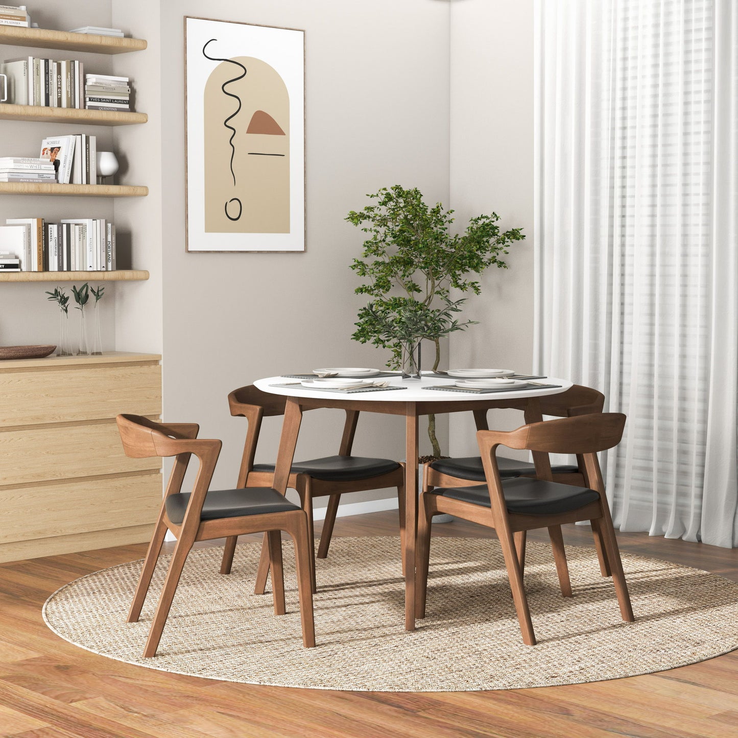 Dakota - Dining Chair (Set of 2) - Black / Brown
