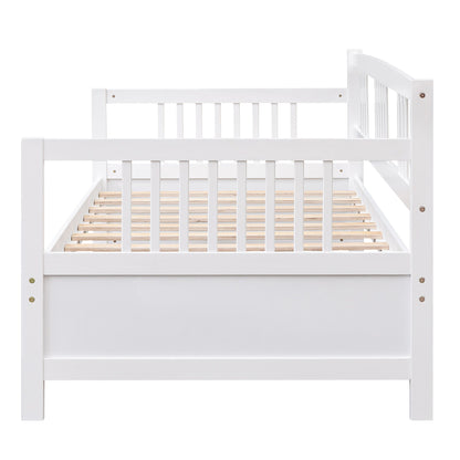Twin Size Modern Daybed, Multifunctional - White