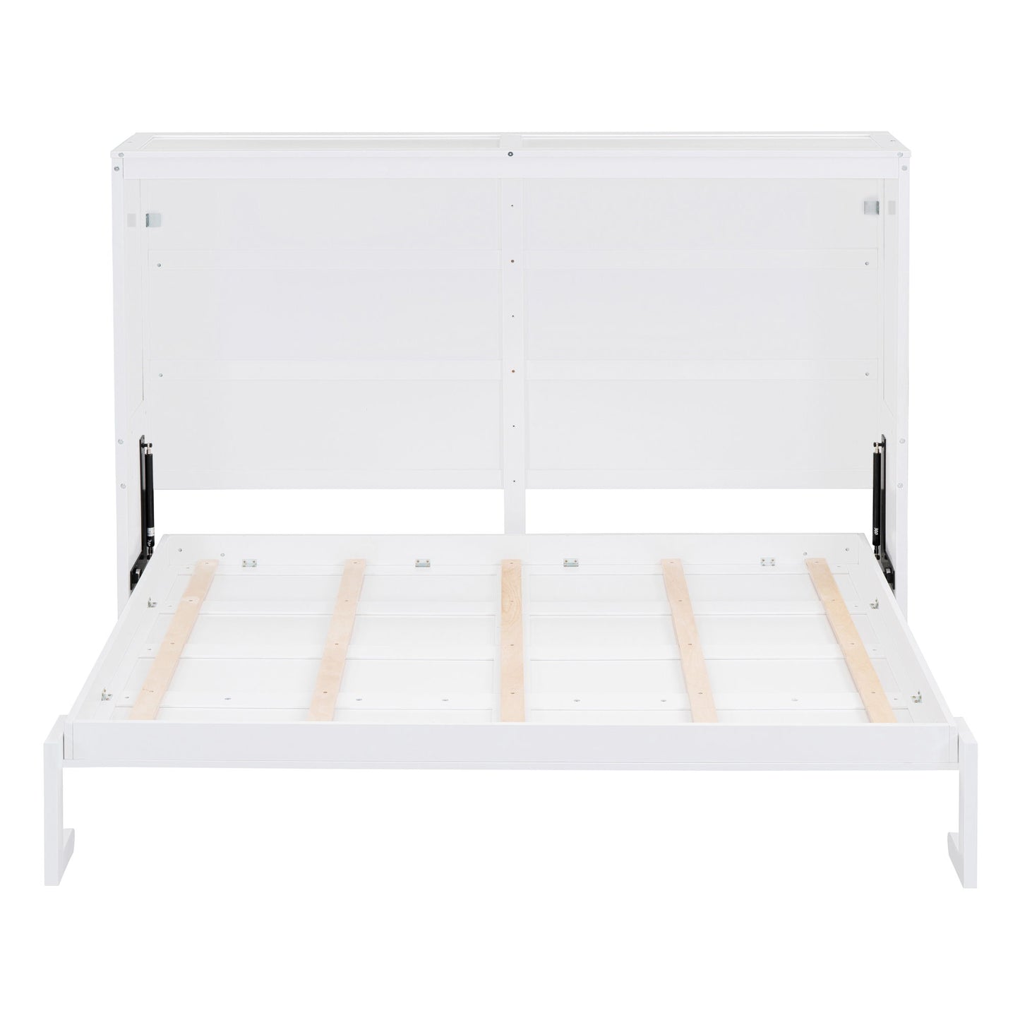 Full Size Murphy Wall Bed - White
