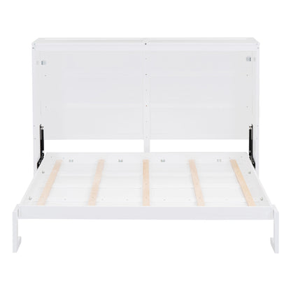 Full Size Murphy Wall Bed - White