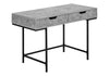 Computer Desk For Home Office, Laptop, Storage Drawers, Versatile Placement - Gray