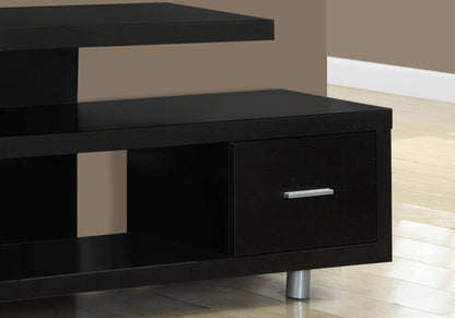 TV Stand, Console, Media Entertainment Center, Storage Cabinet, Contemporary & Modern - Espresso