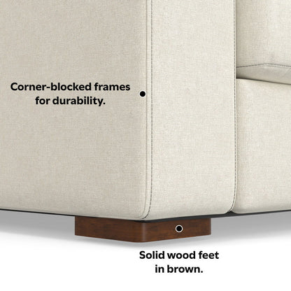 Charlie - Deep Seater Sofa - Cream