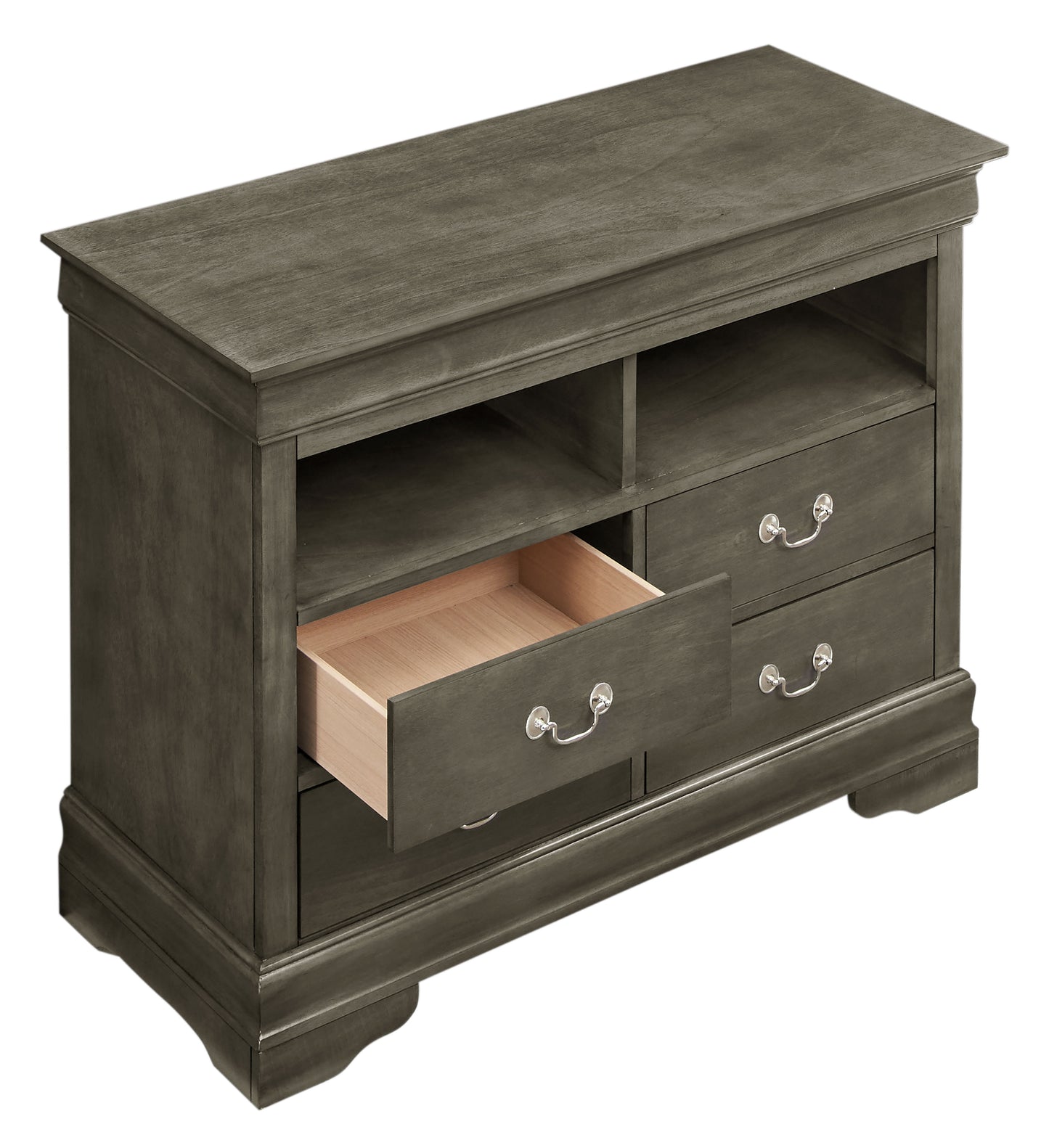 TV Media Chest - Gray