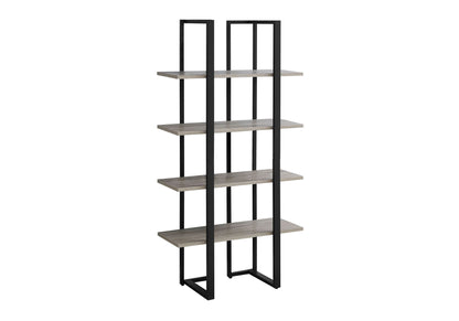 Bookshelf, Bookcase, Etagere, 4 Tier, Office, Contemporary & Modern - Taupe