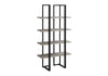 Bookshelf, Bookcase, Etagere, 4 Tier, Office, Contemporary & Modern - Taupe