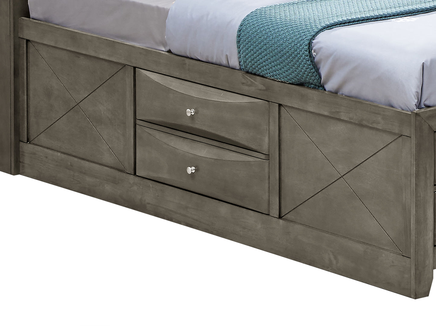 Marilla - Twin Storage Bed - Gray