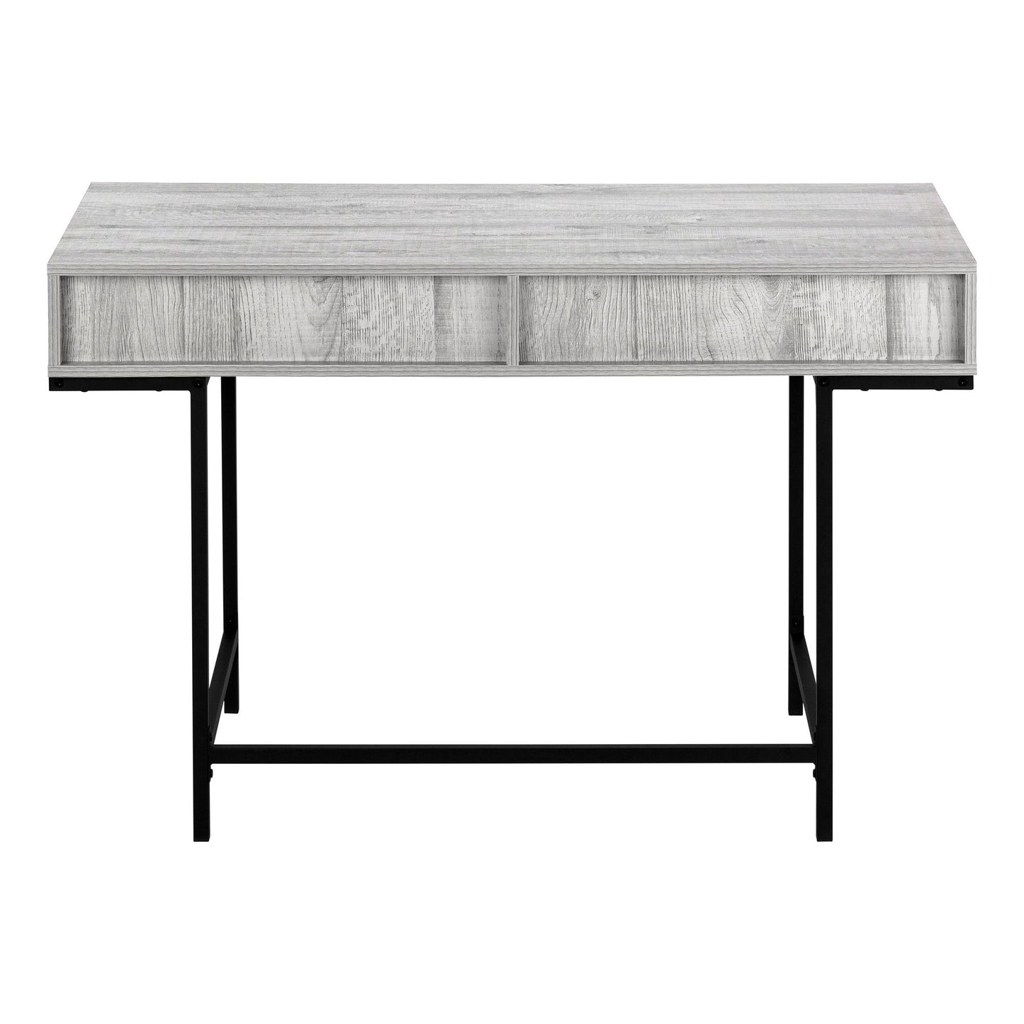 Computer Desk For Home Office, Laptop, 2 Storage Drawers, Contemporary And Modern - Gray