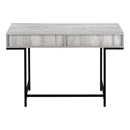 Computer Desk For Home Office, Laptop, 2 Storage Drawers, Contemporary And Modern - Gray