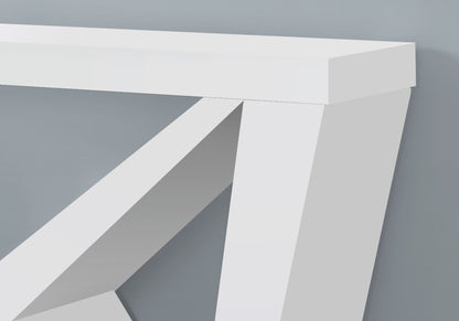 Accent Console Table For Entryway - White