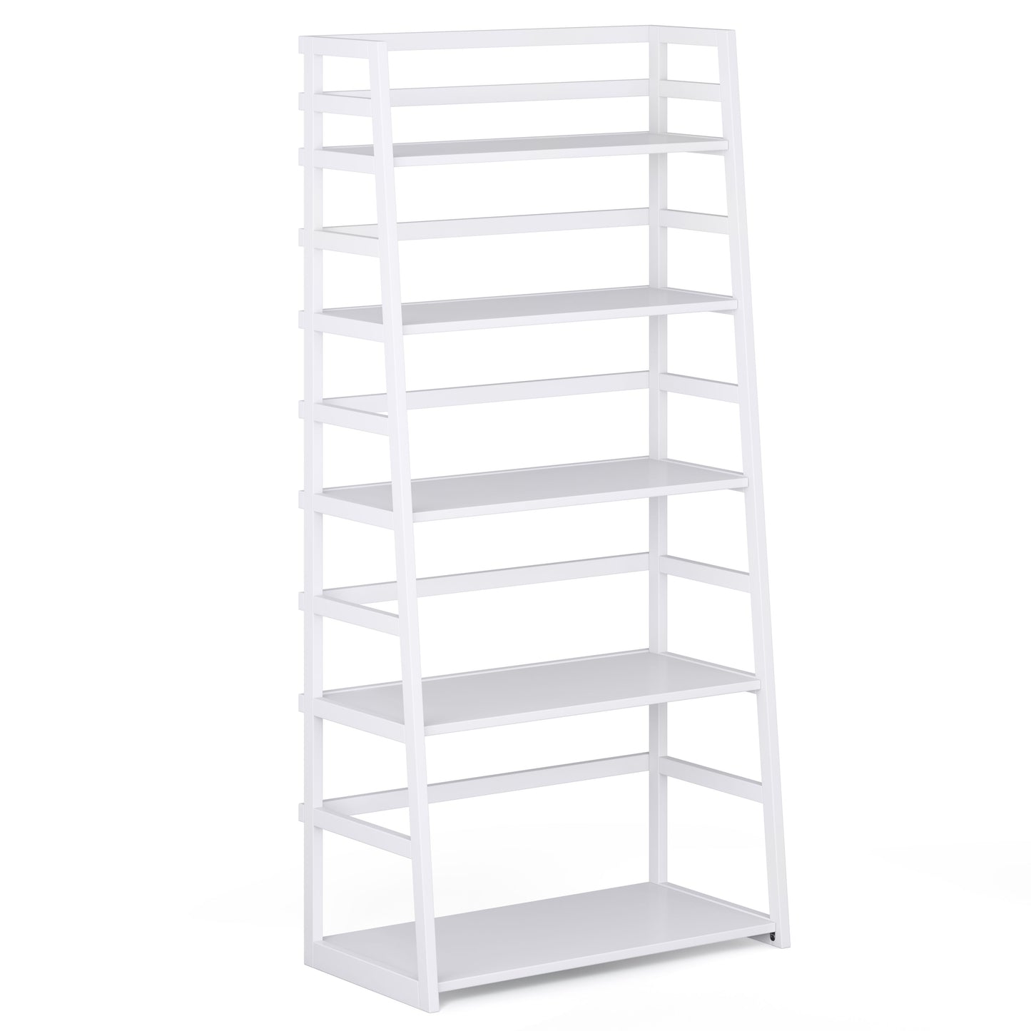 Acadian - Ladder Shelf Bookcase - White