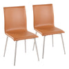 Mason - Contemporary Upholstered Chair (Set of 2) - Camel