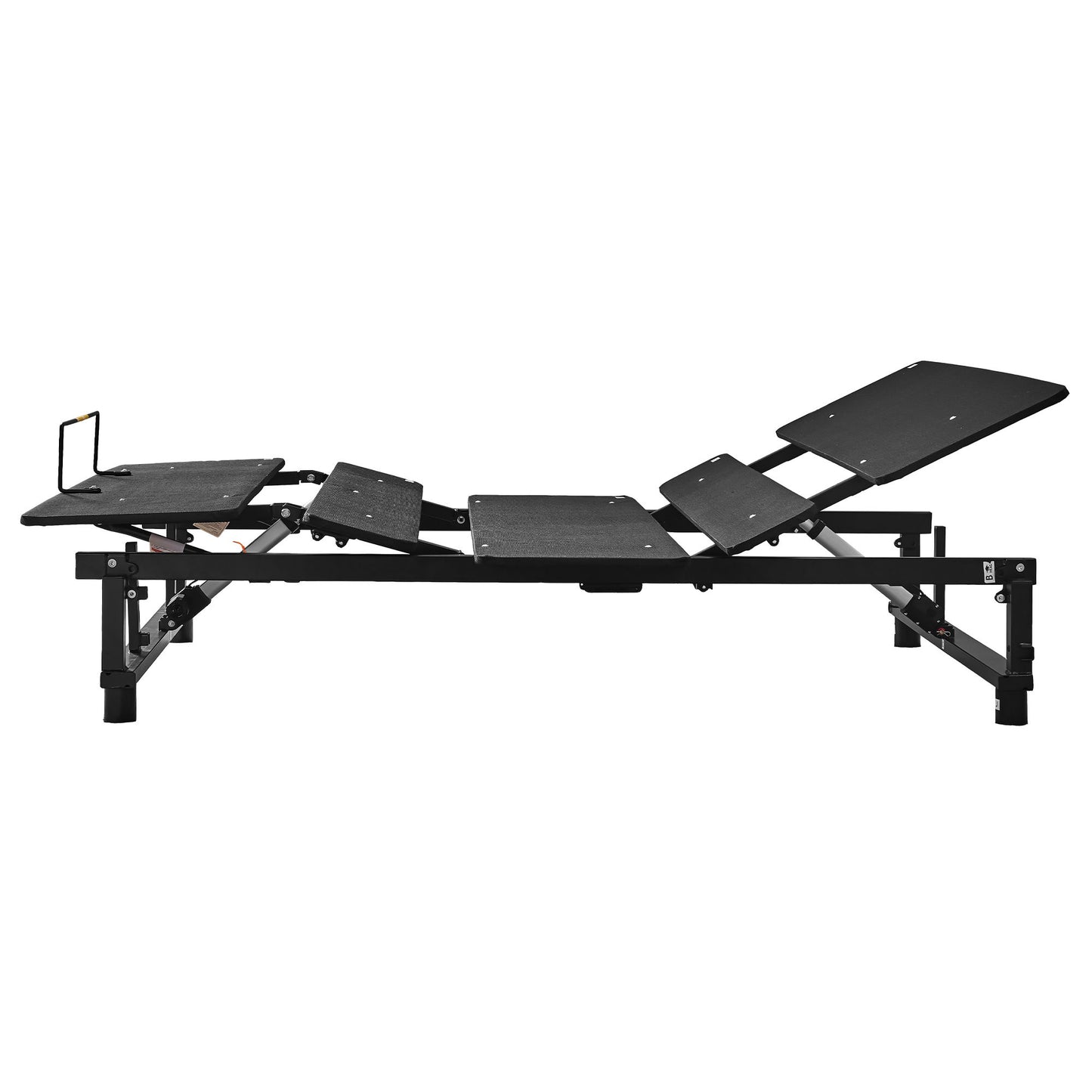 Adjustable Bed Base Frame Queen With Head And Foot Incline And Wireless Remote - Antique Black