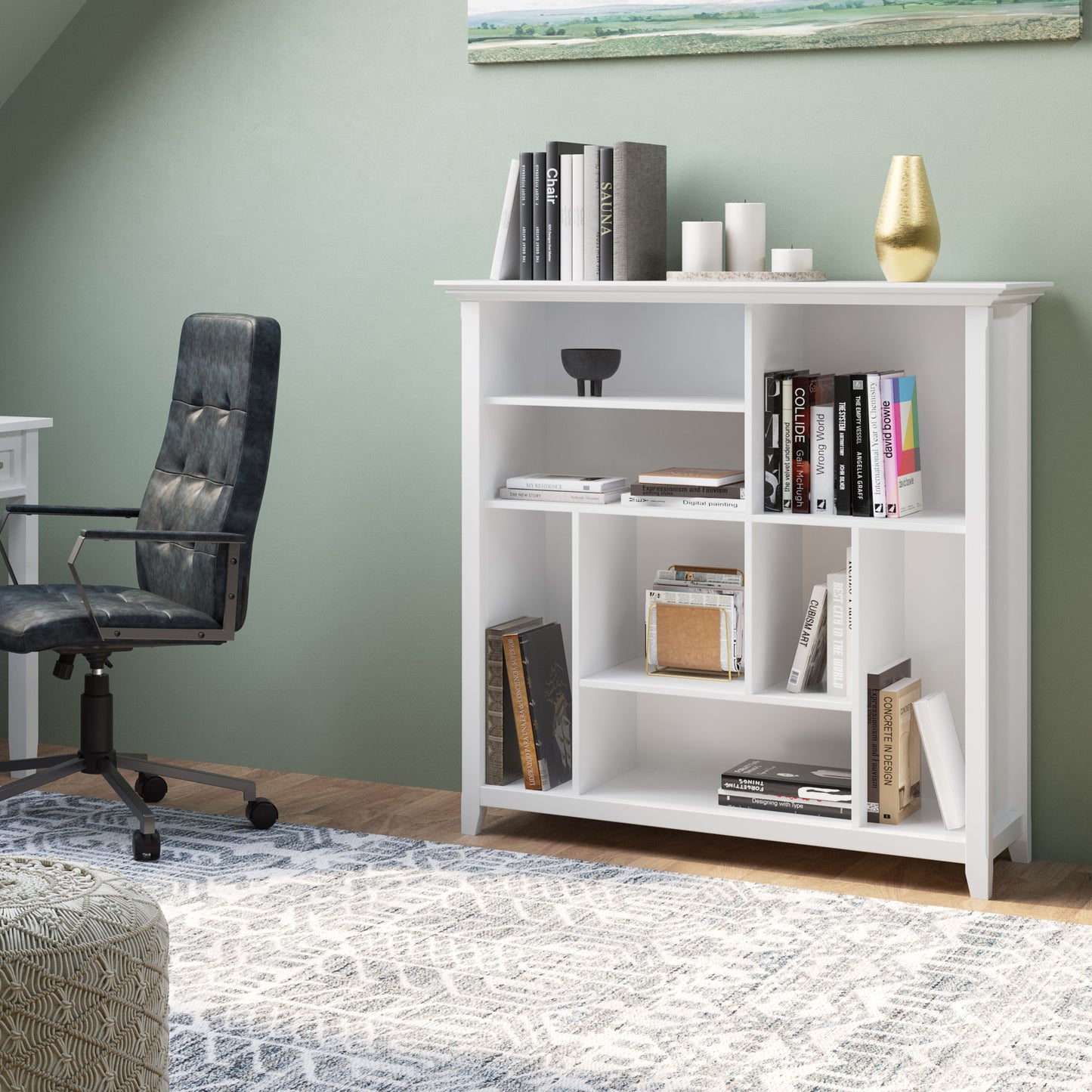 Amherst - Multi Cube Bookcase And Storage Unit - White