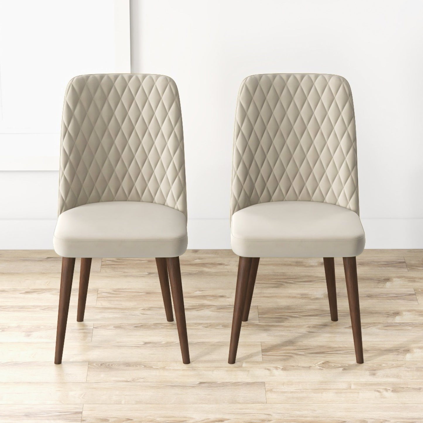 Katie - Mid-Century Modern Dining Chair (Set of 2) - Multi