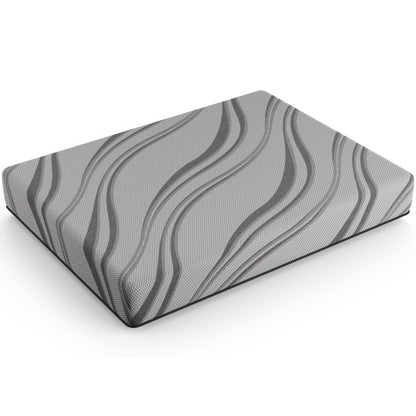 Bib Nl - 10" Queen Pro Gel Foam - Medium - Dark Gray
