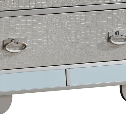 Elegant Contemporary Storage Chest - Champagne
