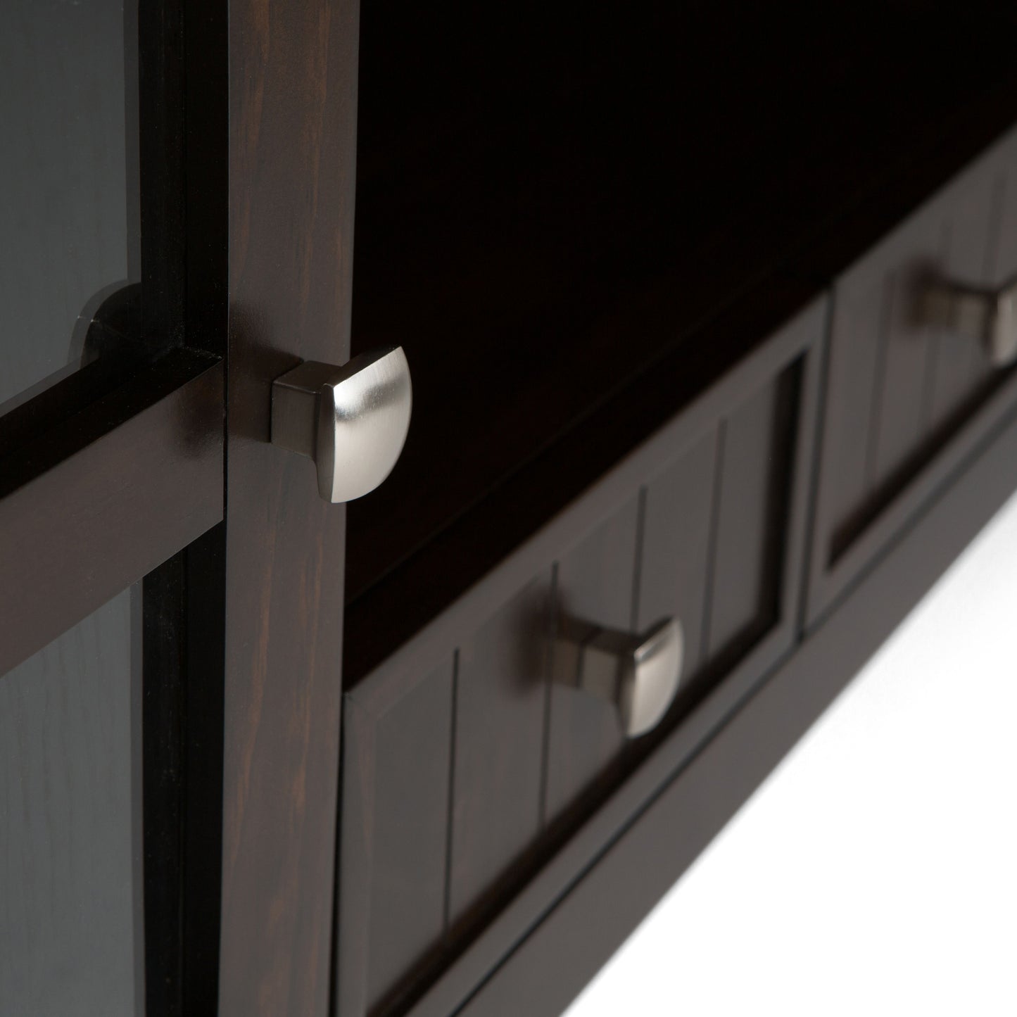 Acadian - TV Media Stand - Brunette Brown