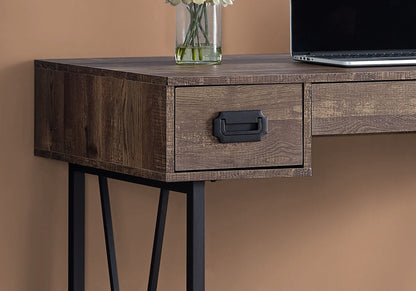 Computer Desk For Home Office, Laptop, Storage Drawers, Transitional - Brown