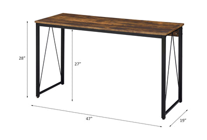 Zaidin - Writing Desk - Weathered Oak / Black