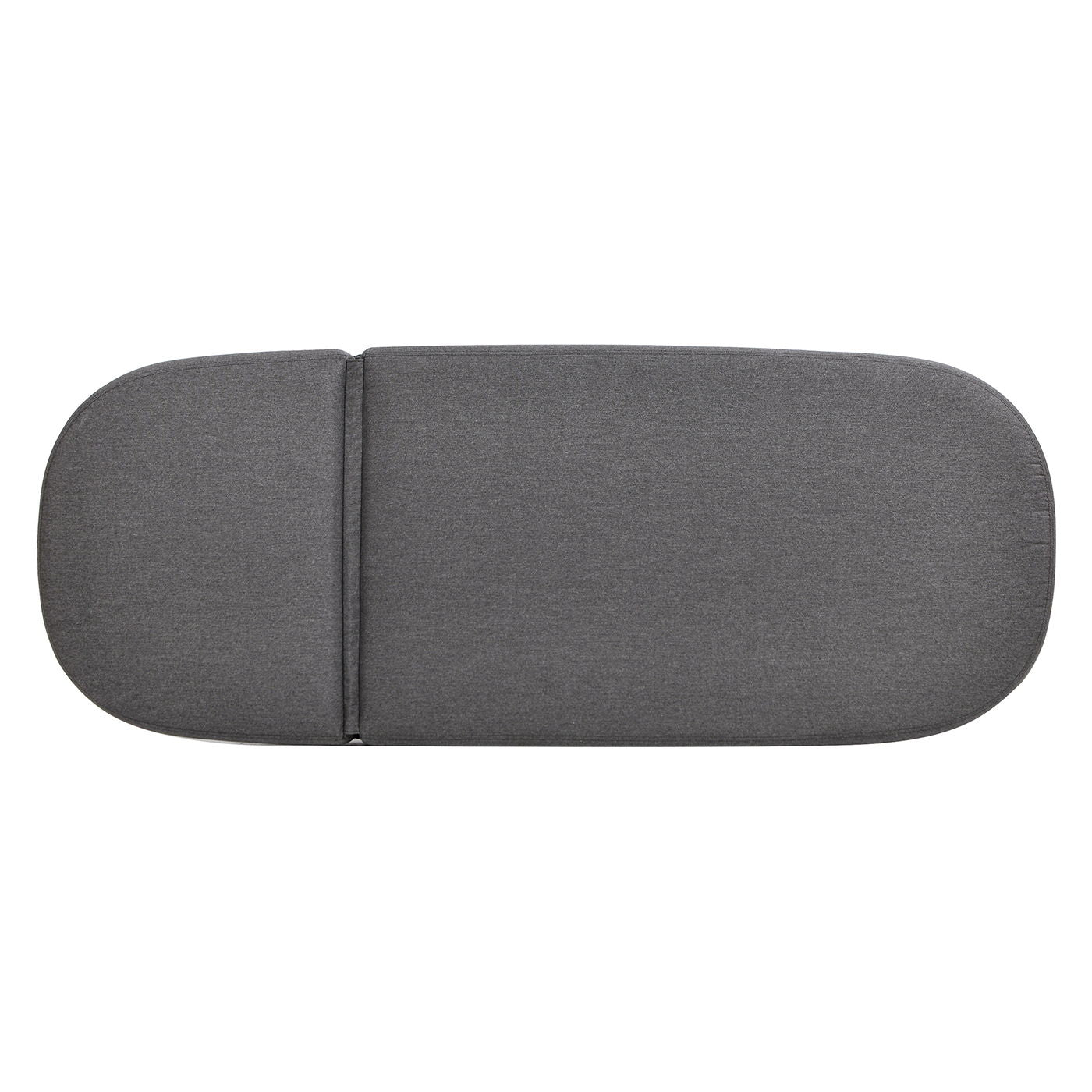 Willow - Sunbrella Upholstered Patio Lounger - Graphite Gray / Black