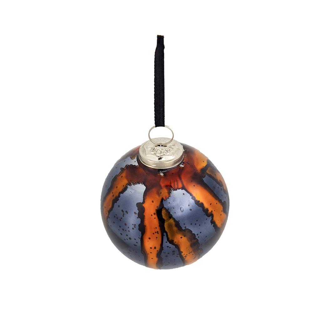Christmas Ball Ornaments, Glass Decorative Hanging Ball Christmas Tree Ornaments, For Holiday Party Decorations (Set of 6) - Multi