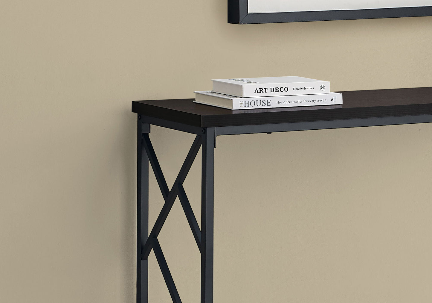 Accent Console Table For Entryway, Contemporary & Modern - Espresso