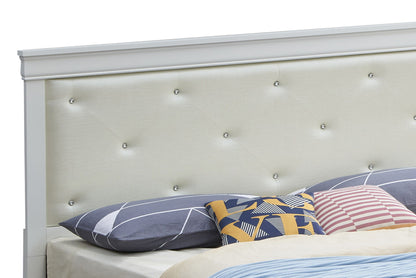 Queen Bed Elegant Transitional - Champagne