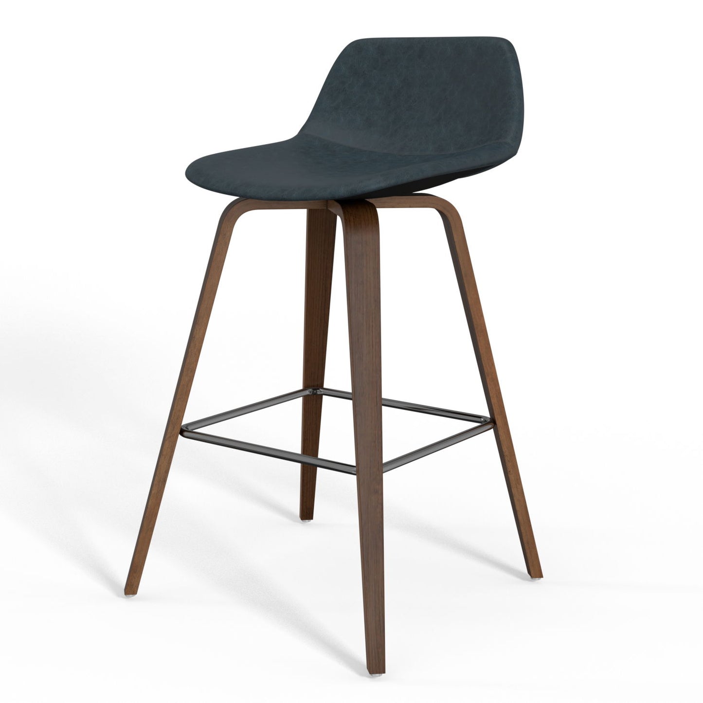 Randolph - Bentwood Counter Or Bar Height Stool (Set of 2) - Blue