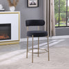 Modern Sherpa Counter Height Stools (Set of 2), Uphsoltered 26