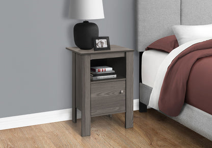 Accent Nightstands, Storage, Transitional - Gray