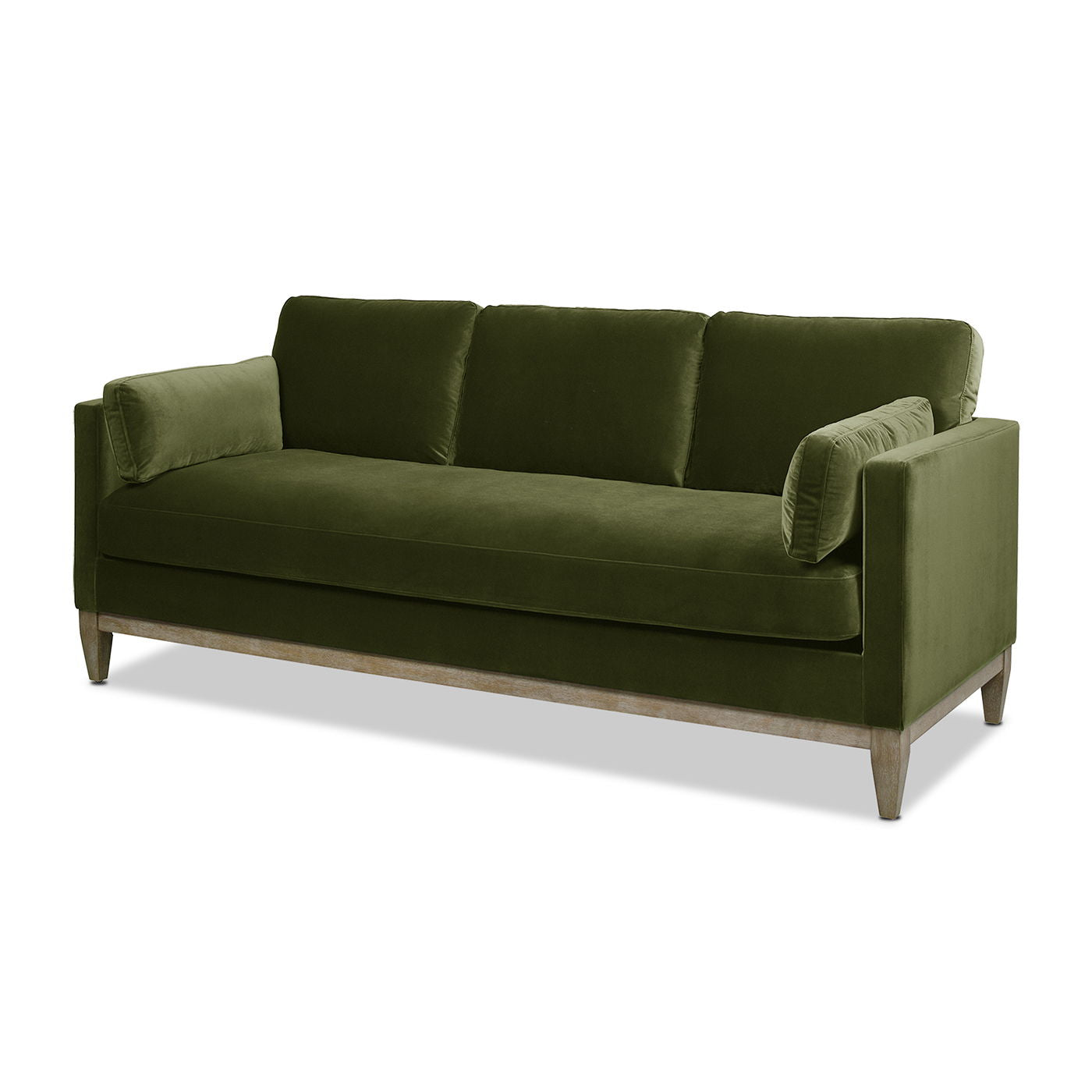 Knox - Modern Farmhouse Sofa - Olive Green