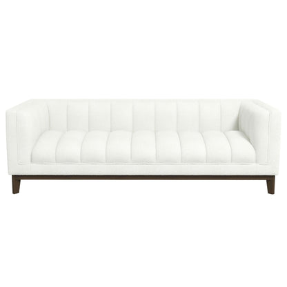 Melissa - Mid-Century Modern Sofa - Brown / White