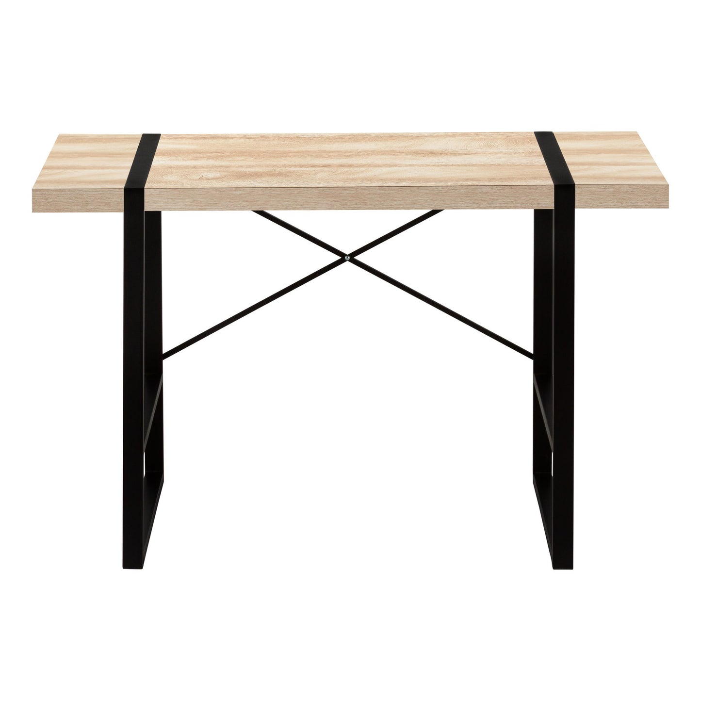 Computer Desk For Home Office, Laptop, Contemporary And Modern - Natural / Black