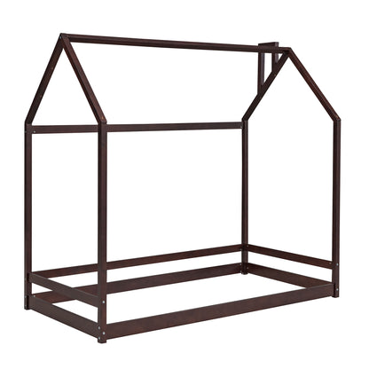 Twin Size Playhouse Bed - Espresso