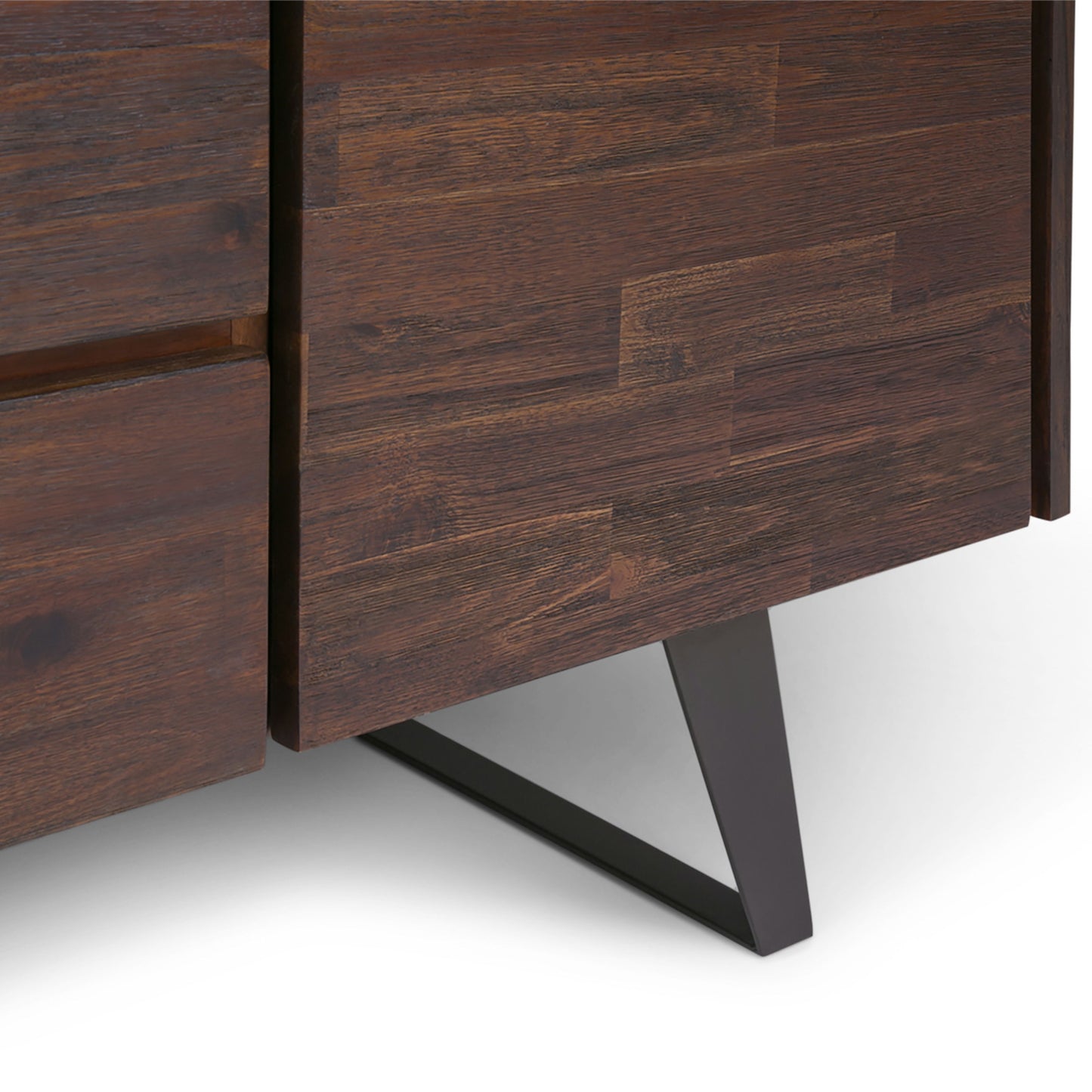 Lowry - Sideboard Buffet - Distressed Charcoal Brown