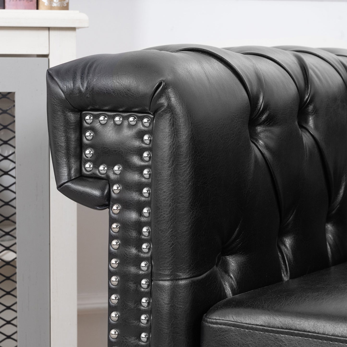 1 Seater Sofa - Black