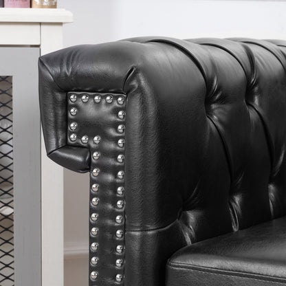 1 Seater Sofa - Black