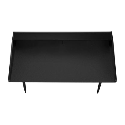 Computer Desk For Home Office, Laptop, Storage Shelves, Contemporary - Black